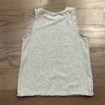 Blush Grey Cozy Raw Hem Tank Top - Size XS Photo 1