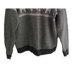 PINK - Victoria's Secret Victoria’s Secret Pink Oversized Heart Long Sleeve Crew Neck Sweater Grey XS Photo 2