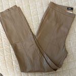 ZARA  Tan Faux Leather Pants Photo 0