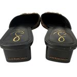 Sam Edelman  Leopard Print Calf Hair Mules Square Toe Horsebit Buckle Heels 8.5 Photo 5