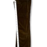 The Limited Y2K  Drew Fit Olive Green Velvet Bootcut Trousers Size 4 Photo 4