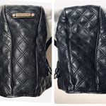 Michael Kors Black Leather Quilted Tote Photo 7
