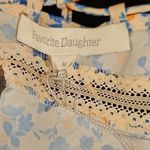 💕FAVORITE DAUGHTER💕 The Satin Blackberry Dress Poppy Floral Print Medium NWOT Blue Photo 13