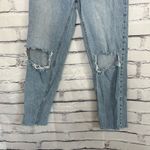PacSun Ultra High Rise Slim Fit Jeans Light Wash Button Fly Size 23 Distressed Photo 3