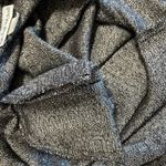 Vtg Mitchell Mitchell Womens 14 Blazer Long 3/4 Ruched Sleeves 80s Shoulder Pads Gray Photo 7