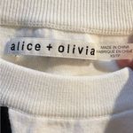 Alice + Olivia ♨️ Black / Off White Colorblock Asymmetric Hem Sweater – Size XS💛 Photo 7