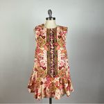 Free People  Summer In Tulum Mini Dress in Pink Small Photo 1