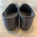 Dansko  Grey Striped Black Slip On Clogs Women’s Size 40 Photo 5