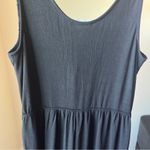 Grace Marin Black Sleeveless Jumpsuit Smocked Bodice Women’s Large Stretch Pants Photo 5