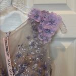 Mac Duggal NWT 79357 Embellished Cap Sleeve Illusion Neck Trumpet Gown Size 6 Photo 6