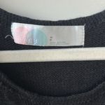 Free People Beach Nina Sweater Mini Dress in Black Size Small Gently Used Photo 4