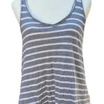 Gap  Women's Gray and White Striped Tank‎ Top 100% Cotton Size XS​​ Photo 0
