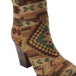 Kelsi Dagger REVOLVE  Zidane Tapestry woven heeled Boots Aztec size 7.5 western Photo 1