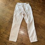 American Eagle  tan Mom straight size 0 high waist jeans Photo 2
