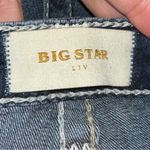 Big star  Vintage Women's Size 26‎ Liv Distressed Denim Jeans Blue VWLIC1DL Photo 8