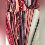 City Triangles short Lined inside Bohemian Off-Shoulder romper Maxi Dress size L Photo 4