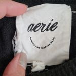 Aerie Black Cable Knit Sweater Photo 6