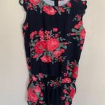 ALBION FIT  | Antigua Navy Pink Floral Romper Rare XS Photo 0