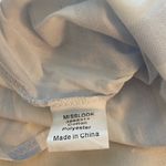 Miss Look Blue & White Striped Button Down Blouse XXL Photo 5