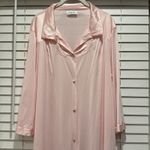 Vanity Fair Vintage Made In USA Baby Pink Nightgown Caftan Silky Robe Sz XL Photo 1