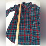 Ralph Lauren Lauren  Plaid nightgown long sleeve fleece Photo 9