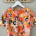 Lush Clothing Lush Floral Print Blouse Pink Sz Small Photo 6