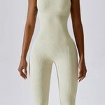 Cream Jumpsuit Tan Size M Photo 0