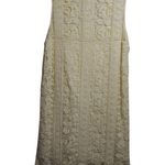 Lovestitch  Cream Crochet Lace Sleeveless Dress Beach Wedding Size M Photo 1