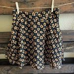 Urban Outfitters black floral mini skirt Photo 0