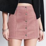 Forever 21 Corduroy Button Up Mini Skirt Photo 0
