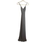 Show Me Your Mumu NWT Godshaw Goddess Gown Bridesmaid Dress Charcoal Size L Photo 4