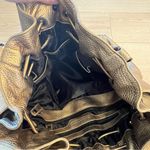 Burberry  Prorsum Large Calfskin Gold Studded Warrior Bag Leather Metallic Photo 9