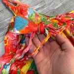 Rene Derby Multicolor Floral Sundress Sleeveless Back Cutout K23 fairycore Red Size XS Photo 1