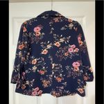 Available brand floral Navy open front jacket Size L Photo 1