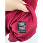 Lulus  Dress Womens Large Endlessly Endearing Mini Wine Red Scalloped Halter Photo 5