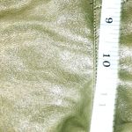 Francesca's NEW  Faux Leather Olive Green Paperbag Shorts size medium Photo 8