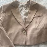 Amazon Cropped Beige Blazer Photo 4