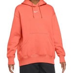 Nike  Womens Coral Pink Phoenix Swoosh Logo Fleece Hoodie Pullover XXL DQ5860 643 Photo 0