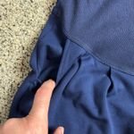 Alina Mae From Belly To Baby Cropped Wide Leg Maternity Pant Size Small Workwear Blue Photo 5