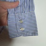 J.Crew  haberdashery shirt Xs Blue White Stripe‎ Collar Button Down CP Photo 2
