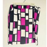 Premise Premis Black, White & Fuchsia Skirt – Size 14 Photo 0