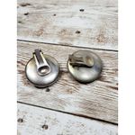 Vintage Clip On Earrings 1" Beach Theme Beach Shell Orange Large Photo 12