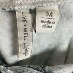 JM Collection JM Active ivory and green paisley print soft brushed hoodie size medium NWT Photo 5