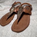 Dolce Vita Domino Brown Sandals with Beading Sz 7 Photo 2
