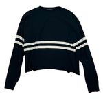 Brandy Melville navy blue striped sweatshirt Photo 0