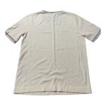 Boden Wool Sweater Womens Short Sleeve Pink Gray Minimalist Classic Top US 8 Size M Photo 4