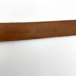 Ralph Lauren  Vintage White Leather Belt Monogram Logo Photo 11