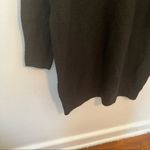 Topshop Oversized Knitted Sweater Mini Dress Black Photo 5