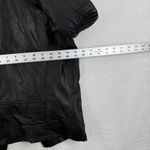 Barneys Originals Womens Clara Black Leather Moto Biker Jacket Size 6 Photo 2
