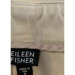 Eileen Fisher Capri Crop Pants Beige Tan Pocket Cargo Small Pleaded 78121 Khaki Photo 6